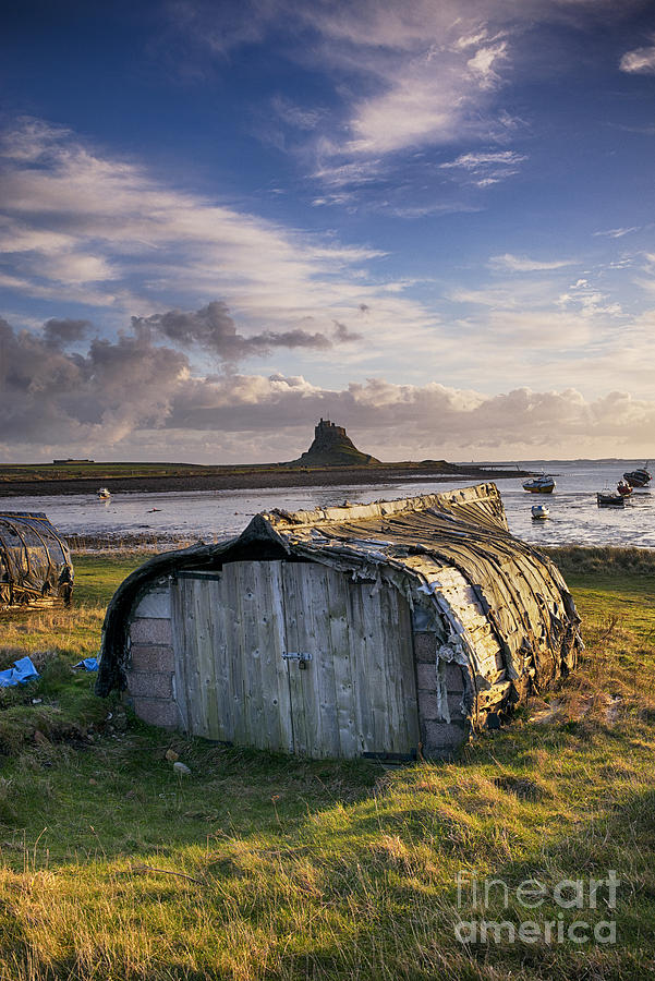 Herring boat hut Lindisfarne HDR Photograph by Tim Gainey