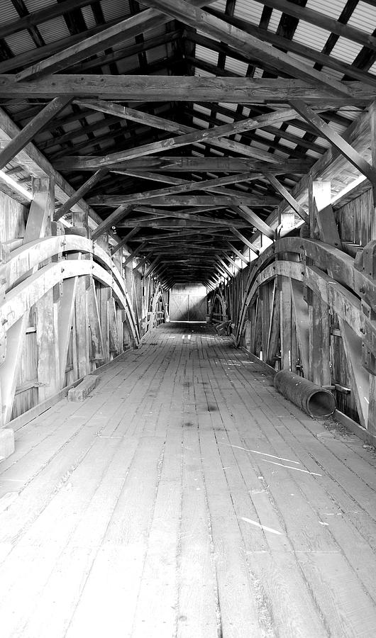 Herrs Mill Covered Bridge Photograph by Mary Beth Landis