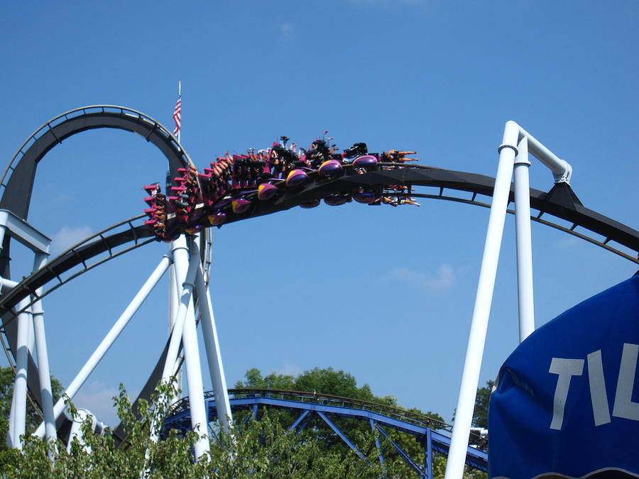 Hershey Park - Great Bear Roller Coaster - 121215 Photograph by DC ...