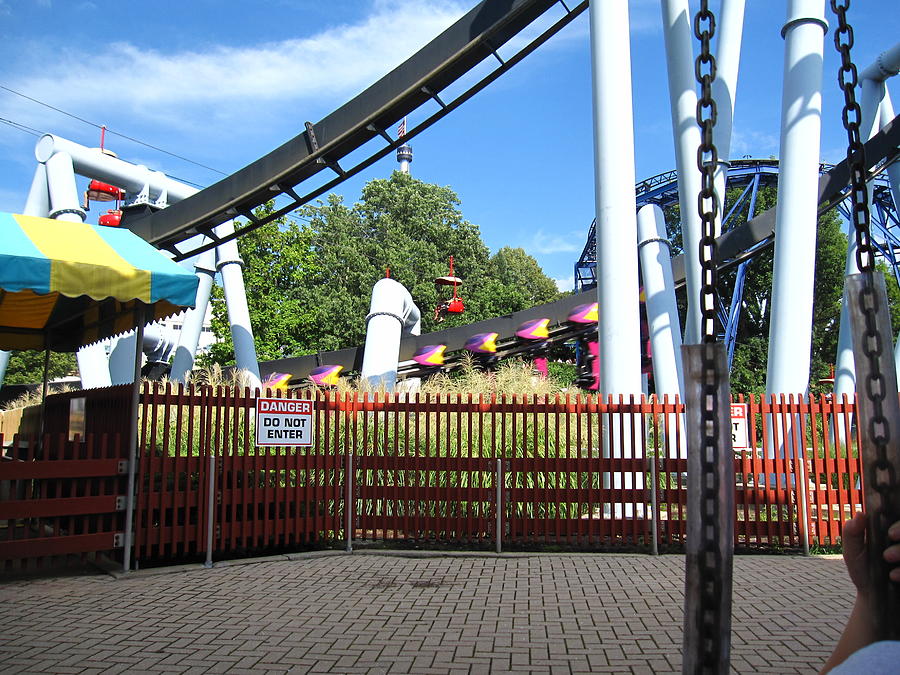 Hershey Park - Great Bear Roller Coaster - 121217 Photograph by DC ...