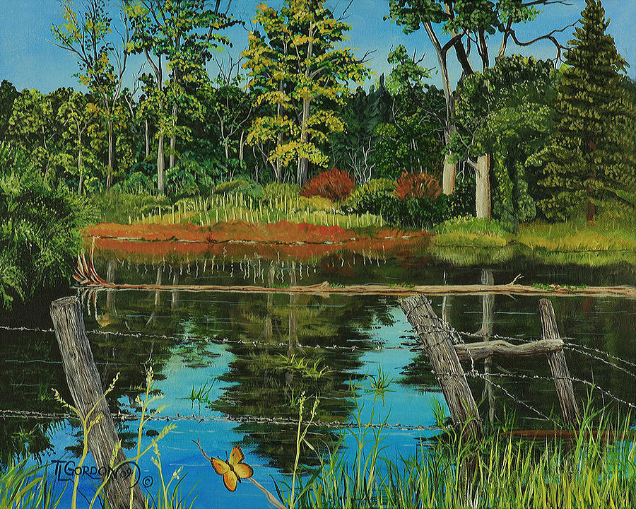 Hesperus Pond Painting by Timithy L Gordon
