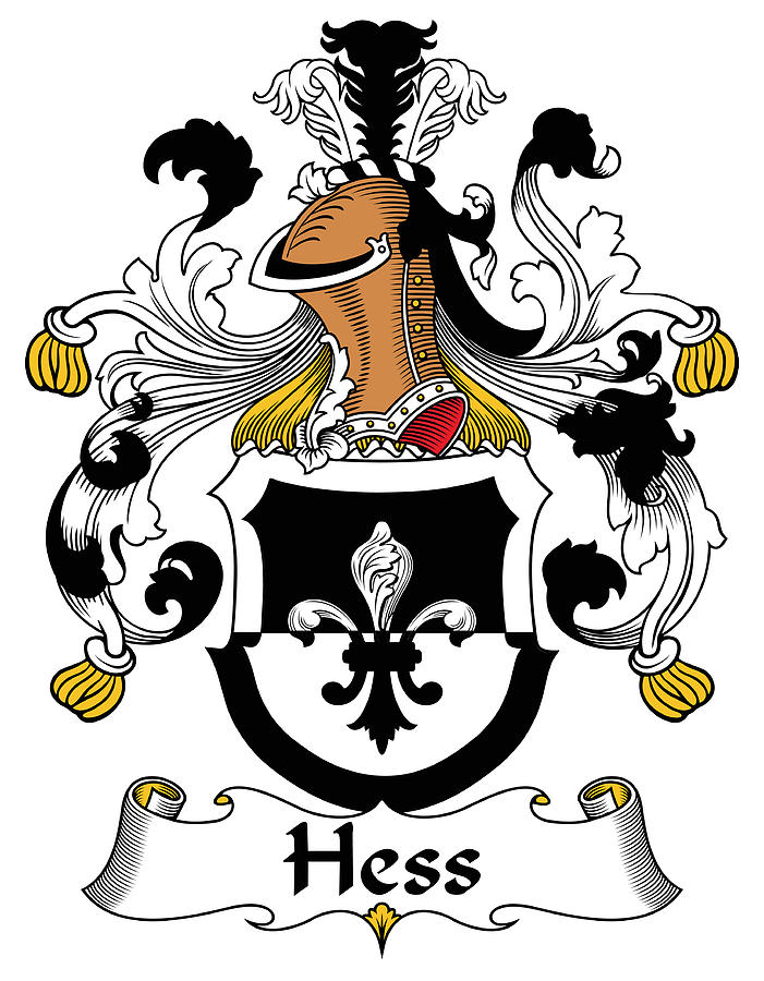 Hess Coat of Arms German Digital Art by Heraldry - Fine Art America