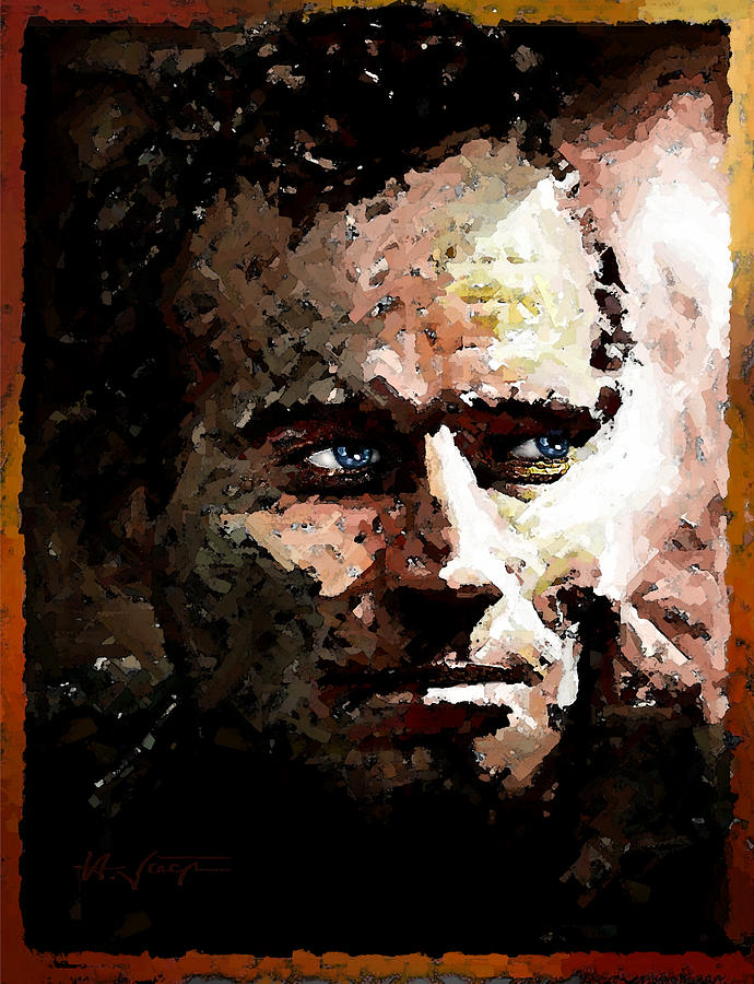 Heston - Actor Painting by Hartmut Jager