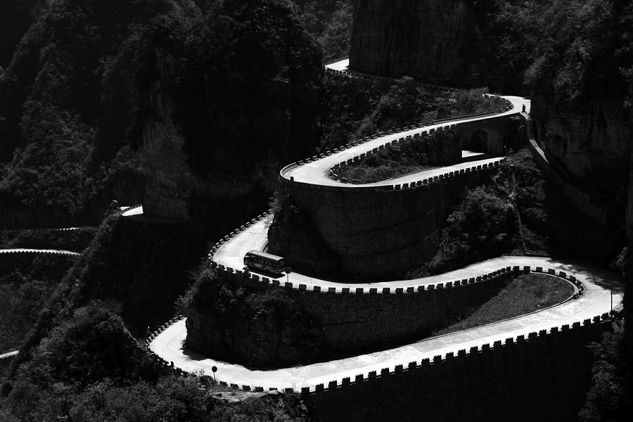 Hevens Gate Mountain in China Photograph by Yue Wang
