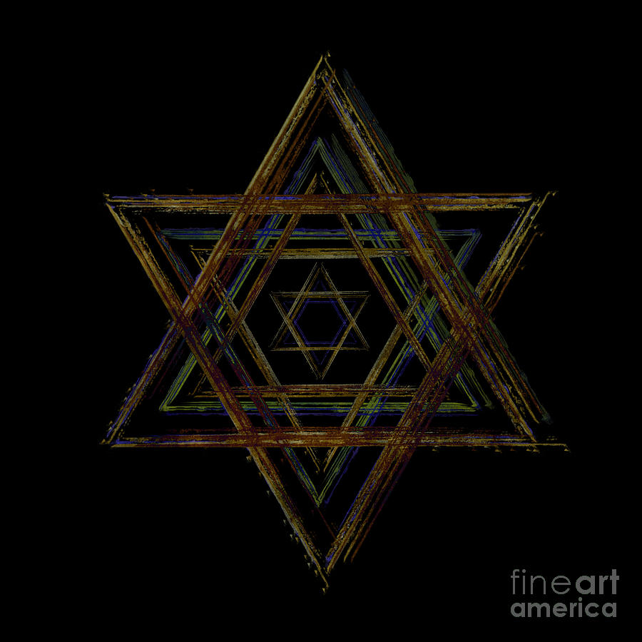 Hexagram Sacred Geometry by Alice Van der Sluis