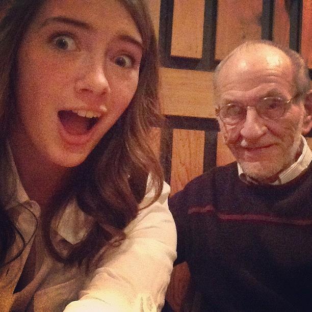hey Grandpa, Make A Funny Face! Photograph by Stacey Pulliam