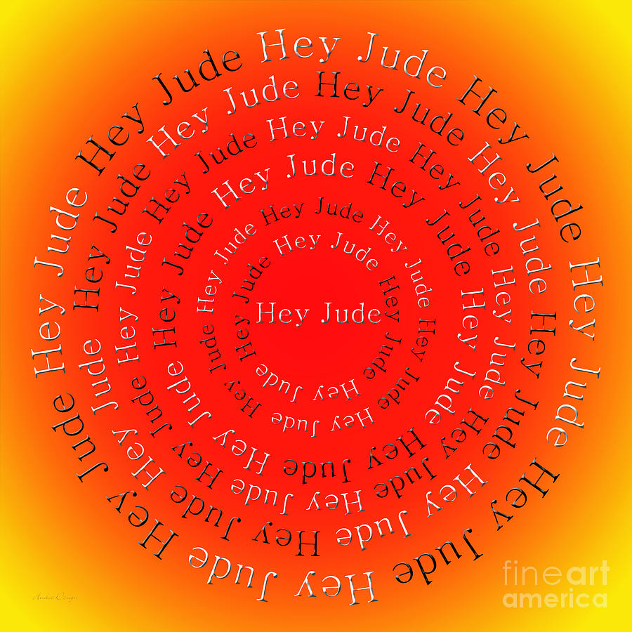 Hey Jude 3 Digital Art by Andee Design