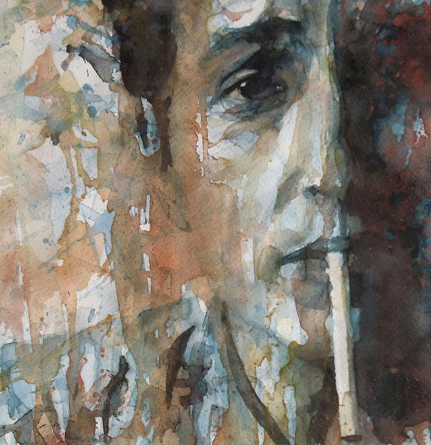 Bob Dylan Painting - Hey Mr Tambourine Man by Paul Lovering