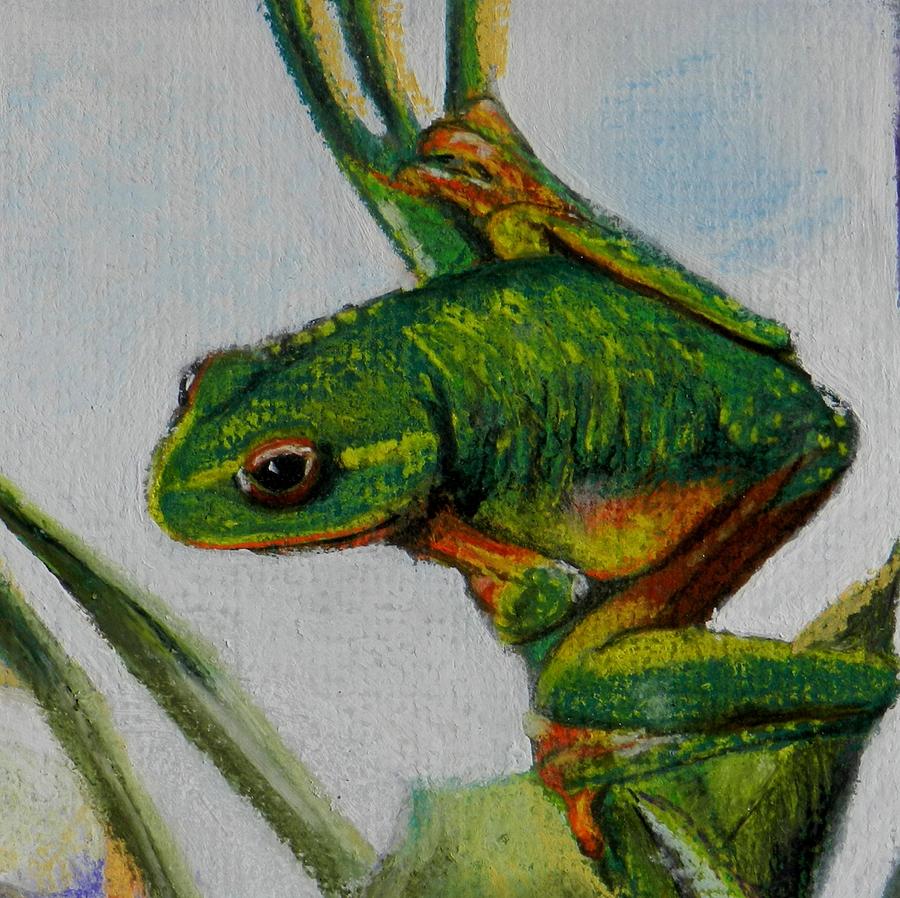 Amphibians Painting - Hey You by Sandra Sengstock-Miller