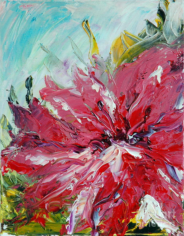 Hibiscus 2 Painting by Teresa Wegrzyn