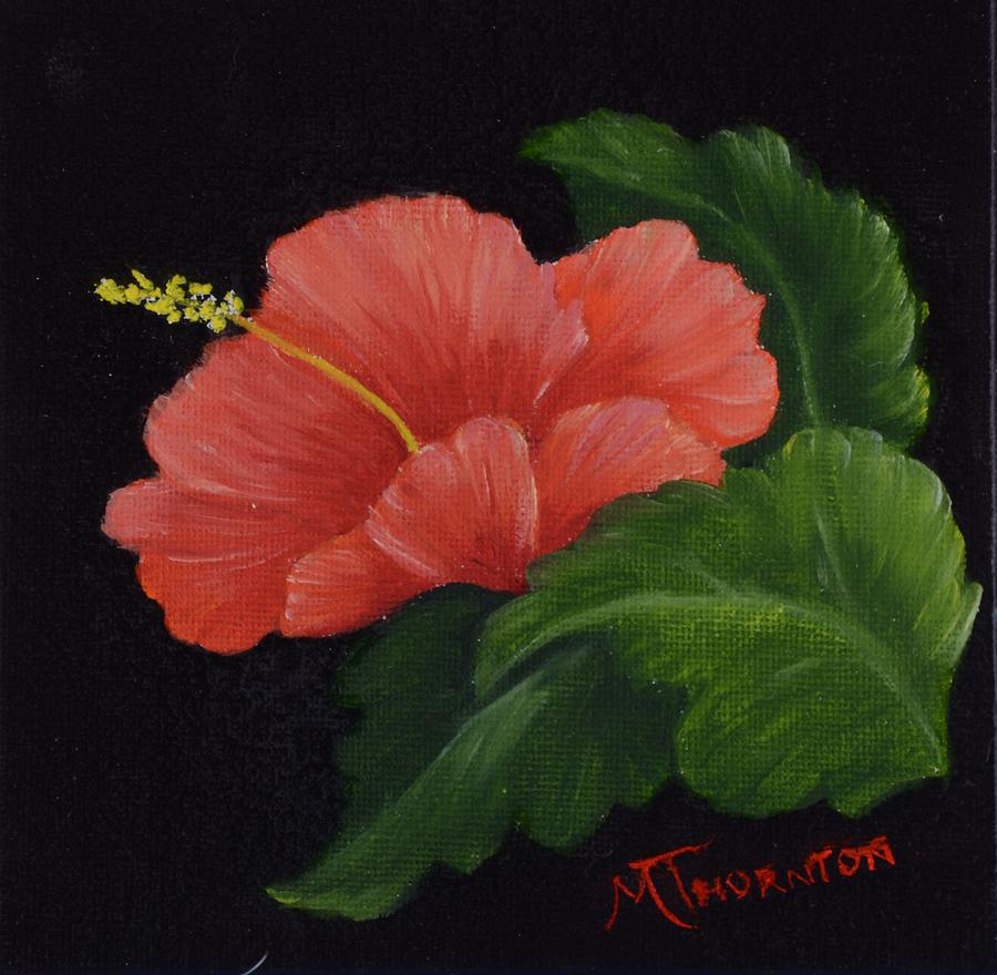 Hibiscus Painting - Hibiscus 3 by Marsha Thornton Hibiscus Painting - Hibiscus 3 by Marsha Thornton