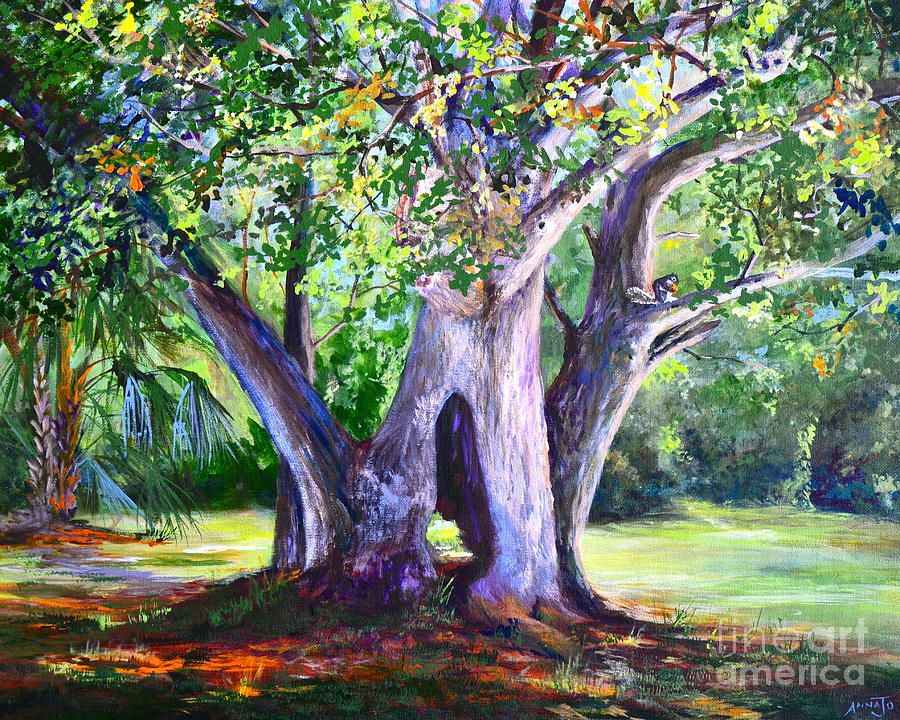 Nature Painting - Hickory Hole by AnnaJo Vahle