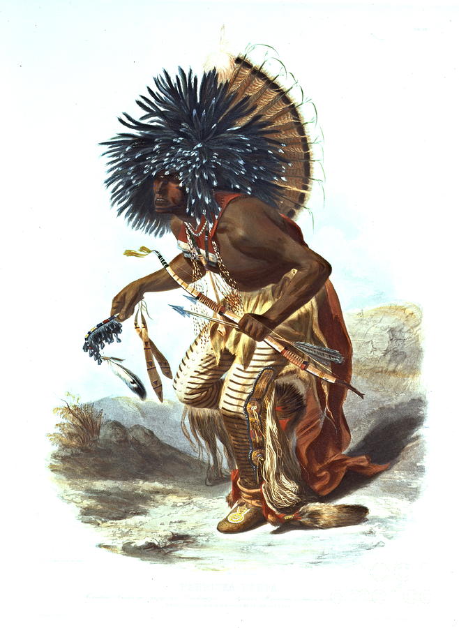 Hidatsa Warrior 1839 Photograph by Padre Art