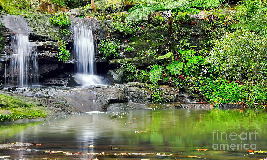 Waterfall Photograph - Hidden Beauty by Kaye Menner