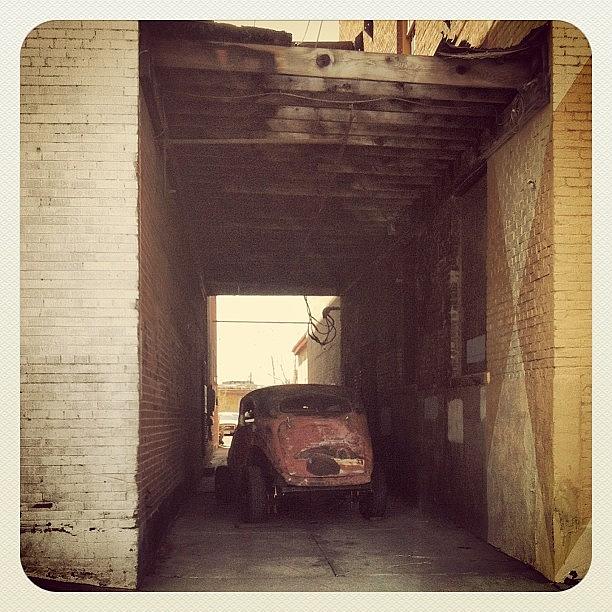Denver Photograph - Hidden Between Two Buildings by Shellie Bee