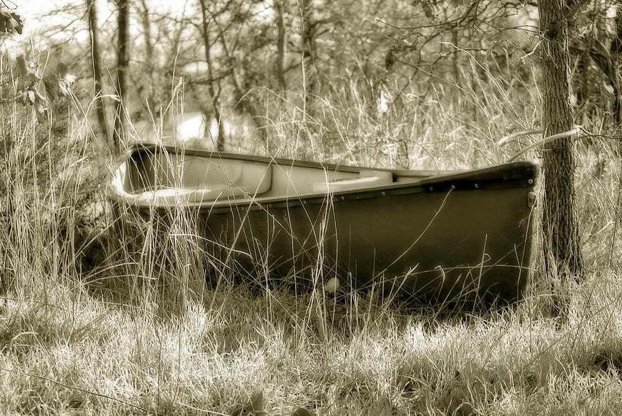 Hidden Boat Photograph by Kathy Williams-Walkup