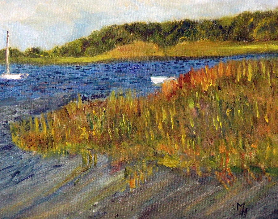Nature Painting - Hidden Cove by Michael Helfen