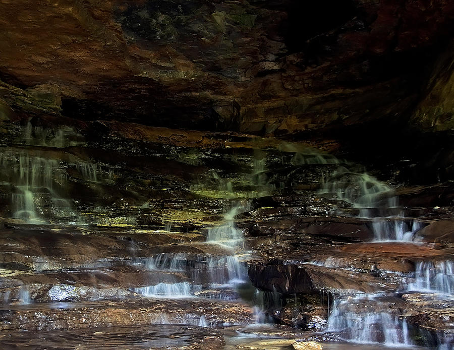 Hidden Falls At Carter Caves Photograph by Flees Photos