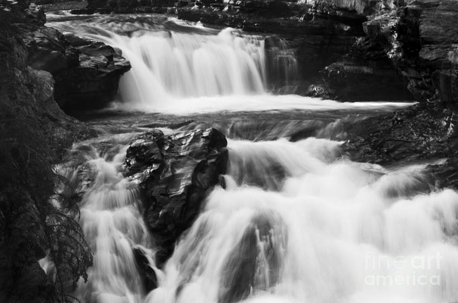 Hidden Falls Sheep River 1 Photograph by Bob Christopher