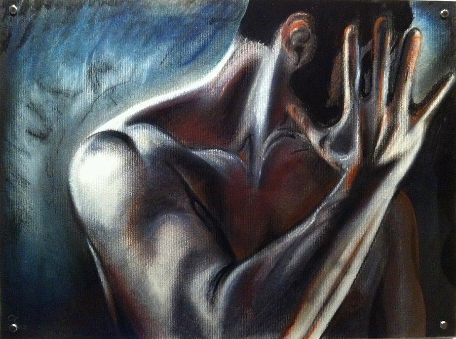 Man Painting - Hidden by Franck Giraud