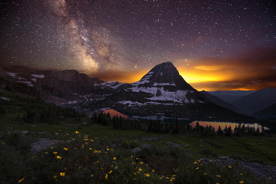 Glacier National Park Photograph - Hidden Galaxy by Dustin LeFevre