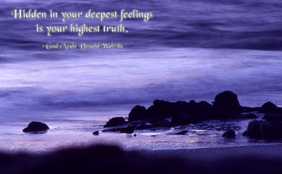 Hidden in Your Deepest Feelings Photograph by Mike Flynn
