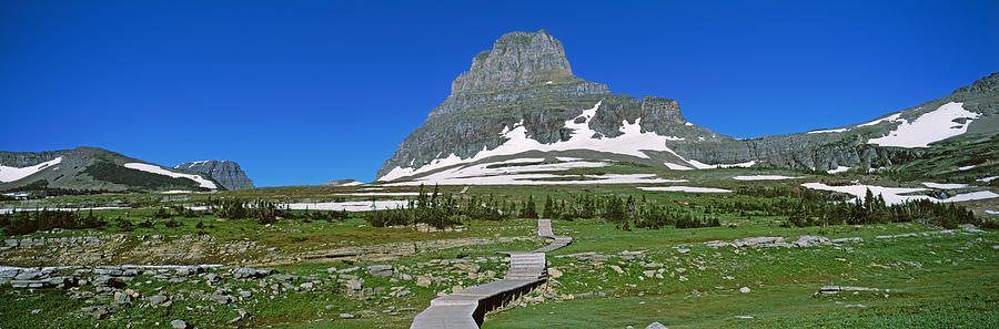 Nature Photograph - Hidden Lake Nature Trail At Us Glacier by Panoramic Images