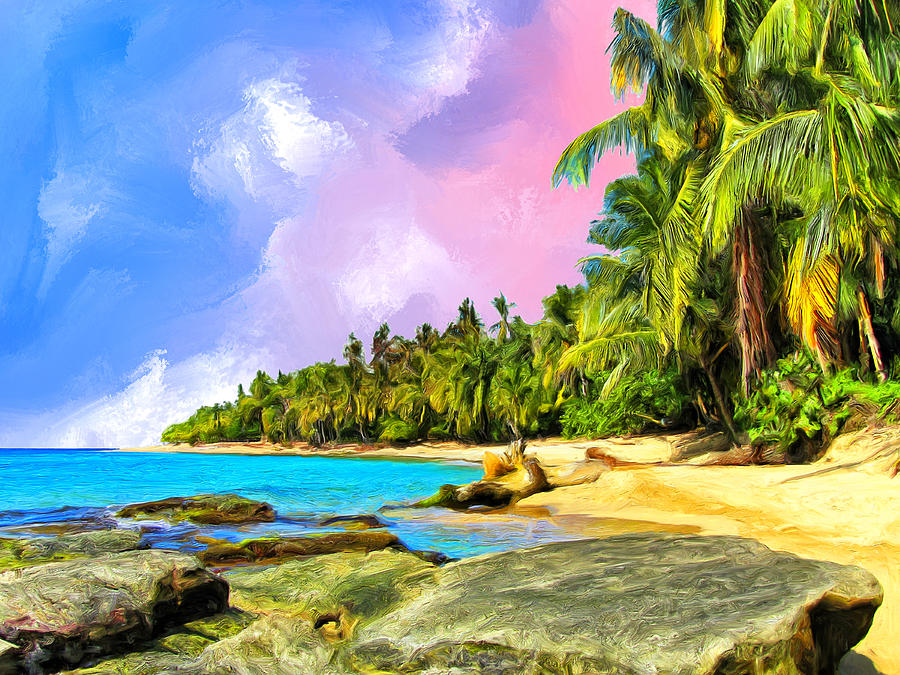 Paradise Painting - Hidden Paradise by Dominic Piperata