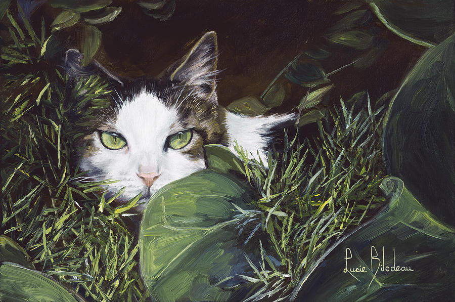 Hiding Painting by Lucie Bilodeau