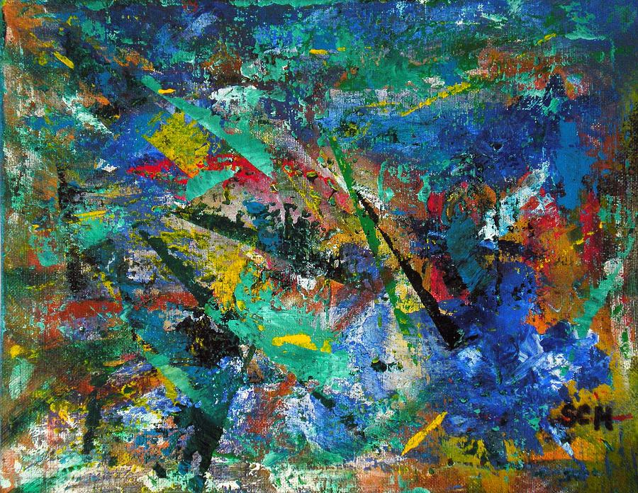 Abstract Expressionism Painting - Higgs Field Activity -or- Paint by Scott Haley Abstract Expressionism Painting - Higgs Field Activity -or- Paint by Scott Haley