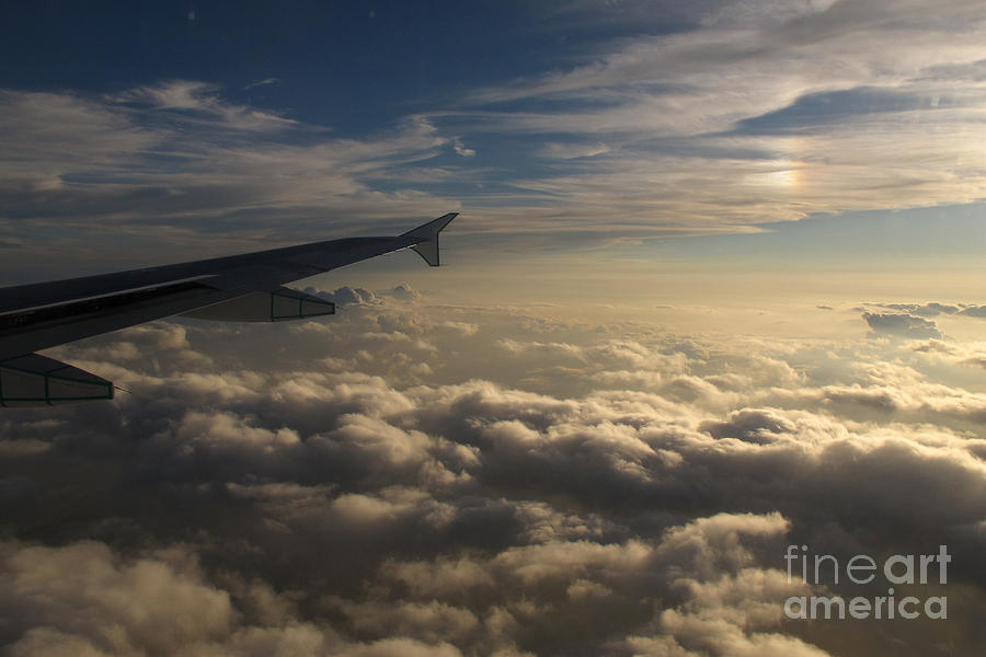 High above the clouds Photograph by Inge Riis McDonald