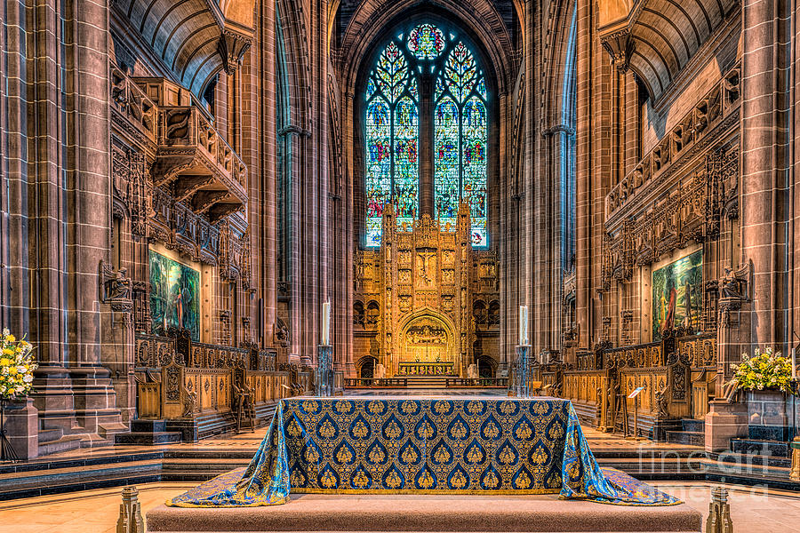 Architecture Photograph - High Altar by Adrian Evans
