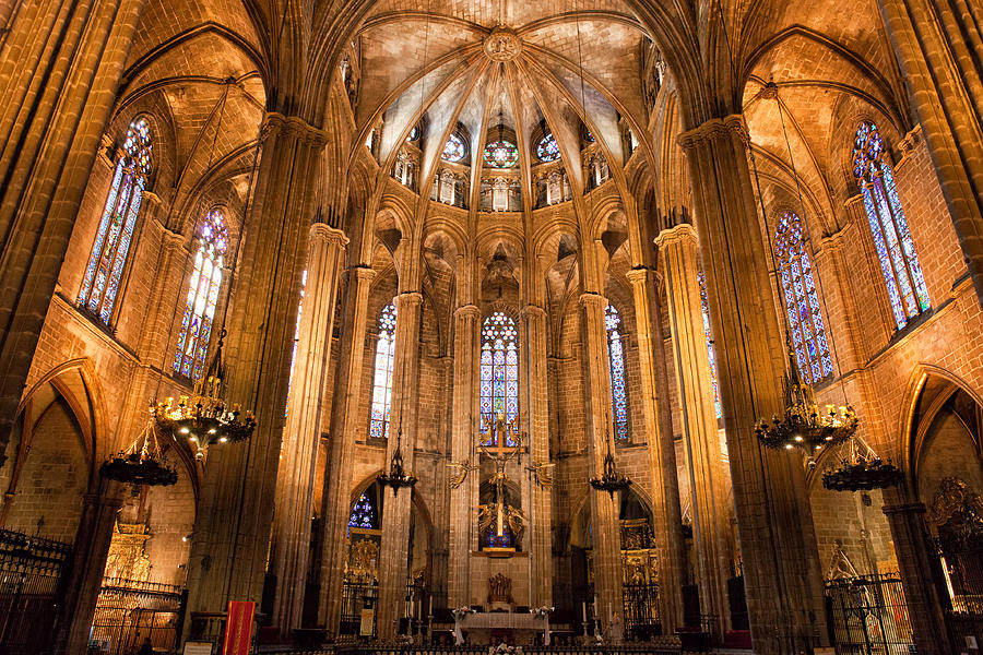 High Altar in Barcelona Cathedral Photograph by Artur Bogacki - Pixels