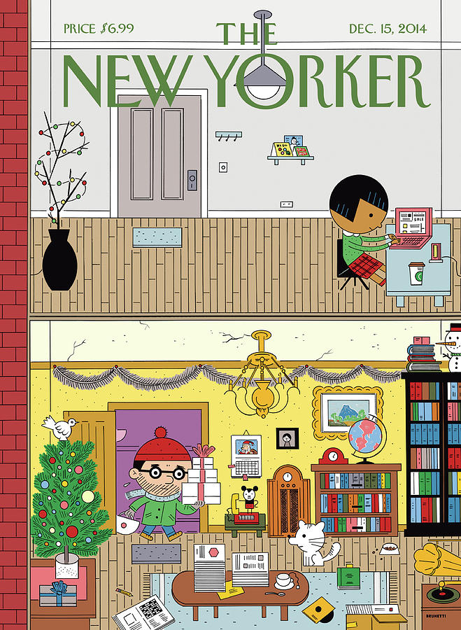 Christmas Painting - High And Low by Ivan Brunetti