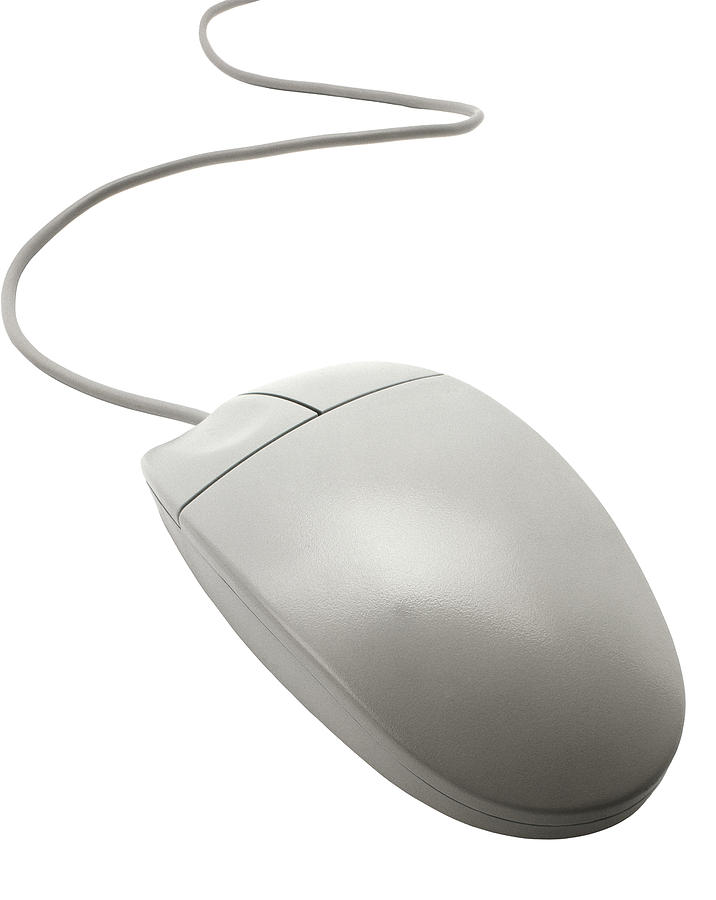 High Angle View Of A Computer Mouse Photograph by Stockbyte