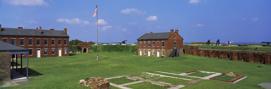 High Angle View Of A Fort, Fort Clinch Photograph by Panoramic Images ...