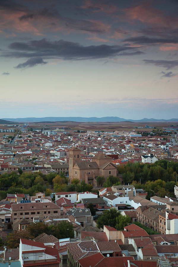 High Angle View Of A Town, Consuegra Photograph by Panoramic Images