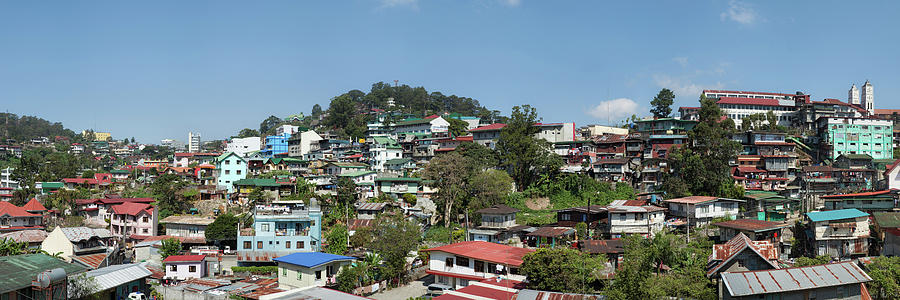 High Angle View Of Cityscape, Baguio Photograph by Panoramic Images