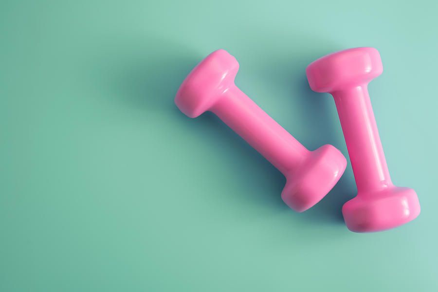 High Angle View Of Dumbbells On Green Background Photograph by Kamon Saejueng / EyeEm High Angle View Of Dumbbells On Green Background Photograph by Kamon Saejueng / EyeEm
