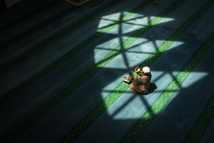 High Angle View Of Man Praying In Mosque Photograph by Md Aziman Abd Aziz / EyeEm High Angle View Of Man Praying In Mosque Photograph by Md Aziman Abd Aziz / EyeEm
