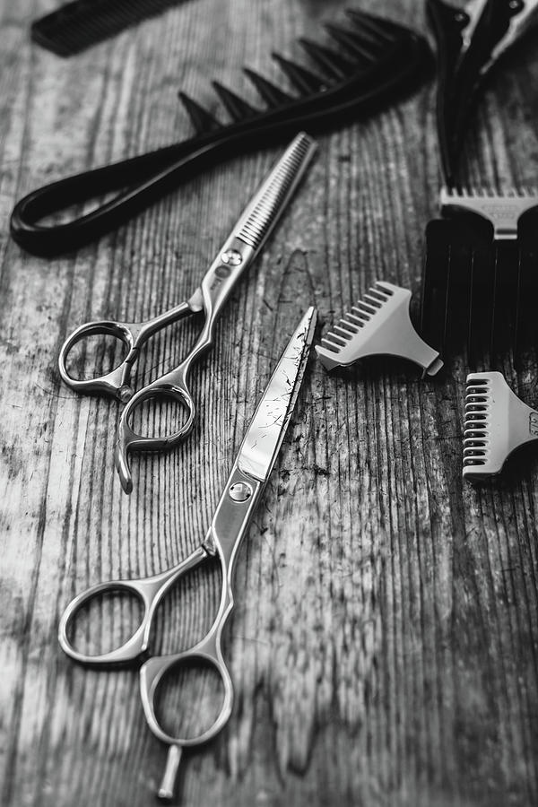 high angle view of scissors and comb on by artem varnitsin eyeem high angle view of scissors and comb on by artem varnitsin eyeem