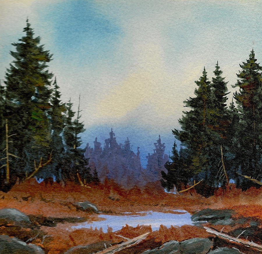 High Country Painting by Richard Hinger