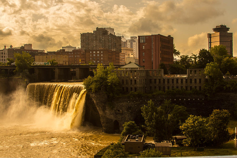 High Falls in Rochester New York Photograph by Joshua Van Lare