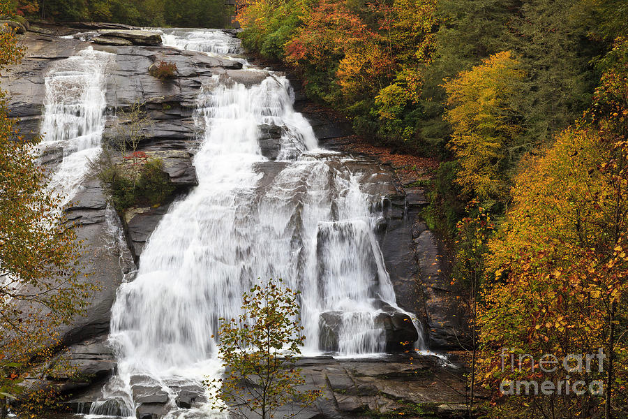 High Falls in the Dupont State Forest Photograph by Jill Lang