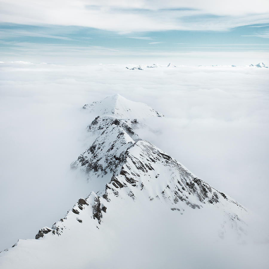 High Fog Alps Photograph by Photo By Steffen Egly
