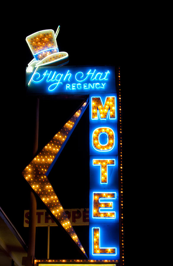 High Hat Motel in Las Vegas Photograph by Matthew Bamberg