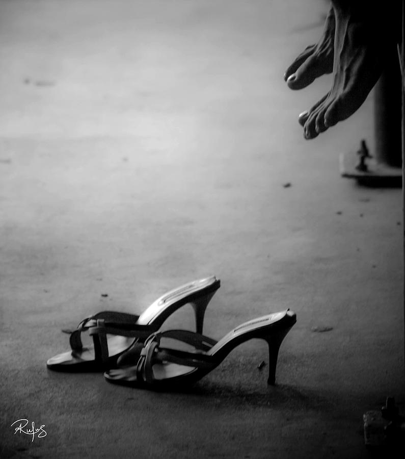 High Heel Shoes Photograph - High Heels Awaiting by Allan Rufus High Heel Shoes Photograph - High Heels Awaiting by Allan Rufus
