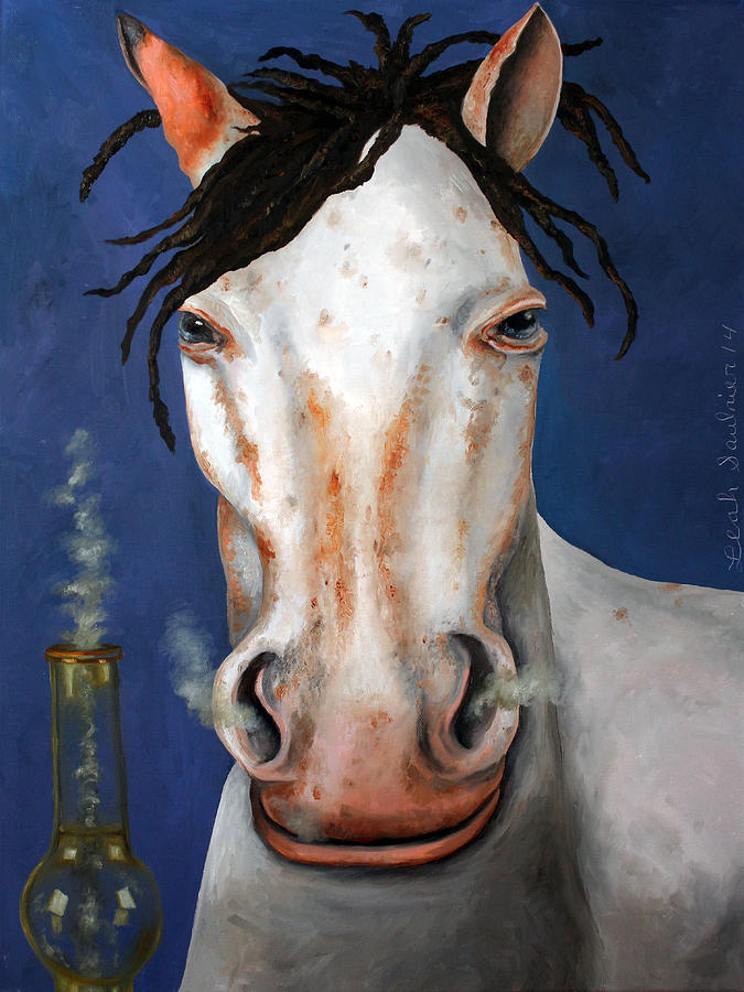 High Horse edit 2 Painting by Leah Saulnier The Painting Maniac