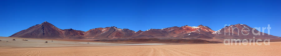High in the Deserts of South Lipez Bolivia Photograph by James Brunker