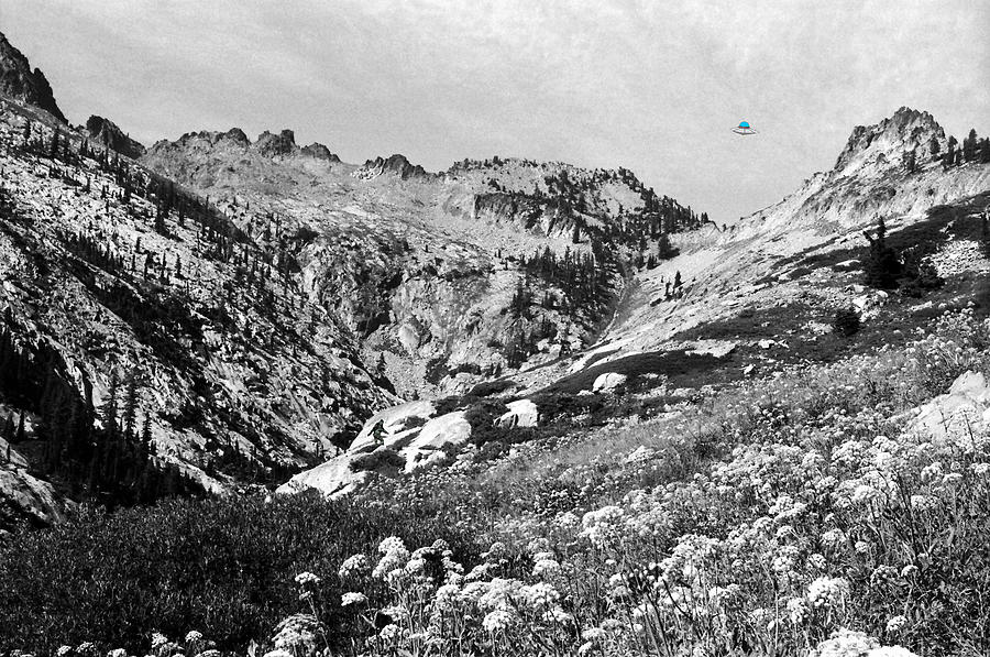 High in the Trinity Alps with Bigfoot and a UFO Photograph by Ben Upham III